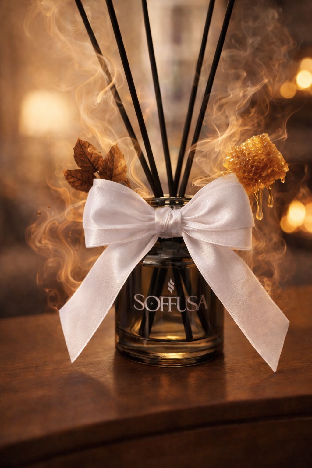 Diffusore ambiente Tobacco & Dark Honey 50ml – Soffusa