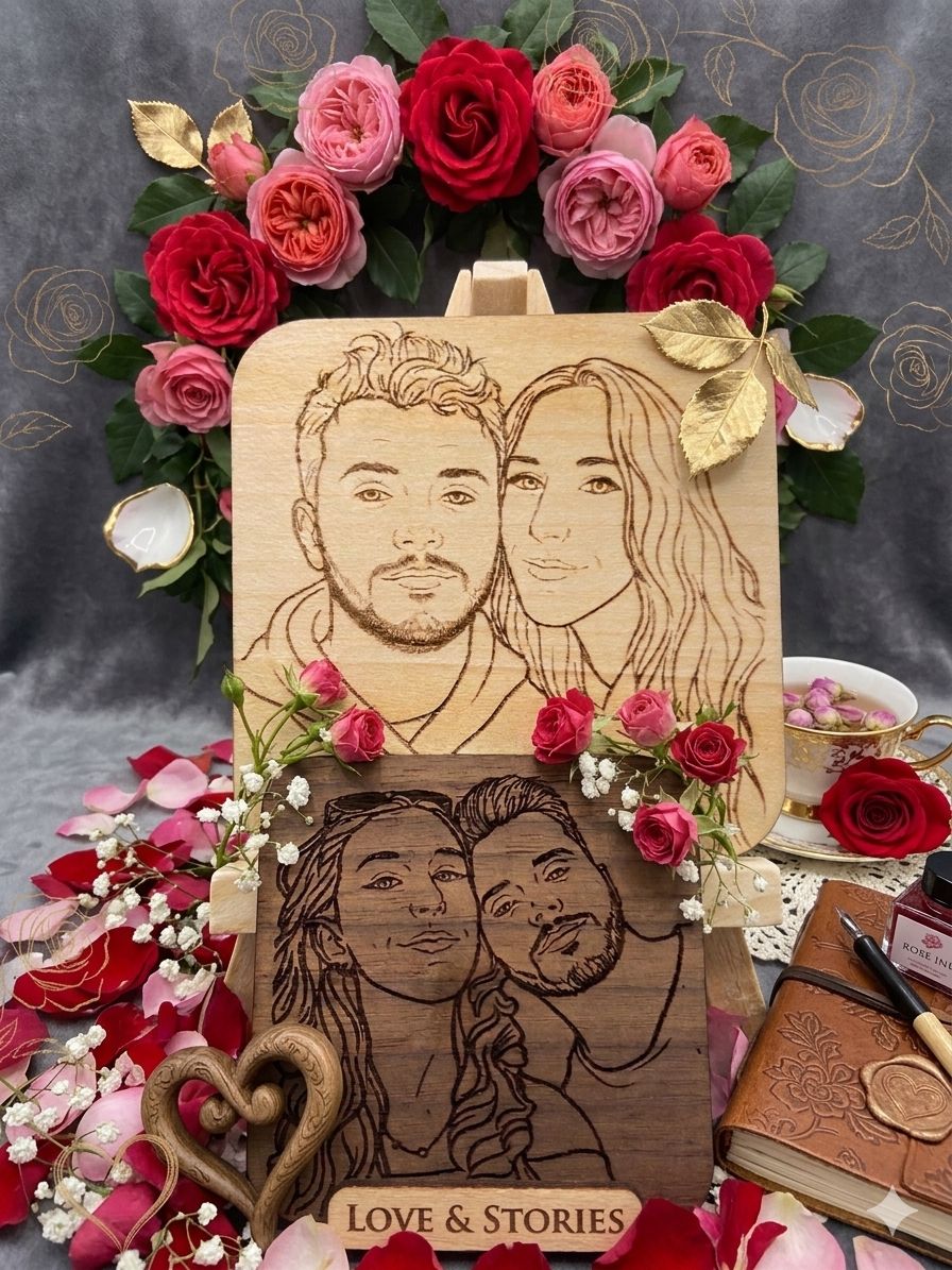 Tavoletta in Legno 8x8 Personalizzata