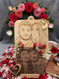 Tavoletta in Legno 8x8 Personalizzata